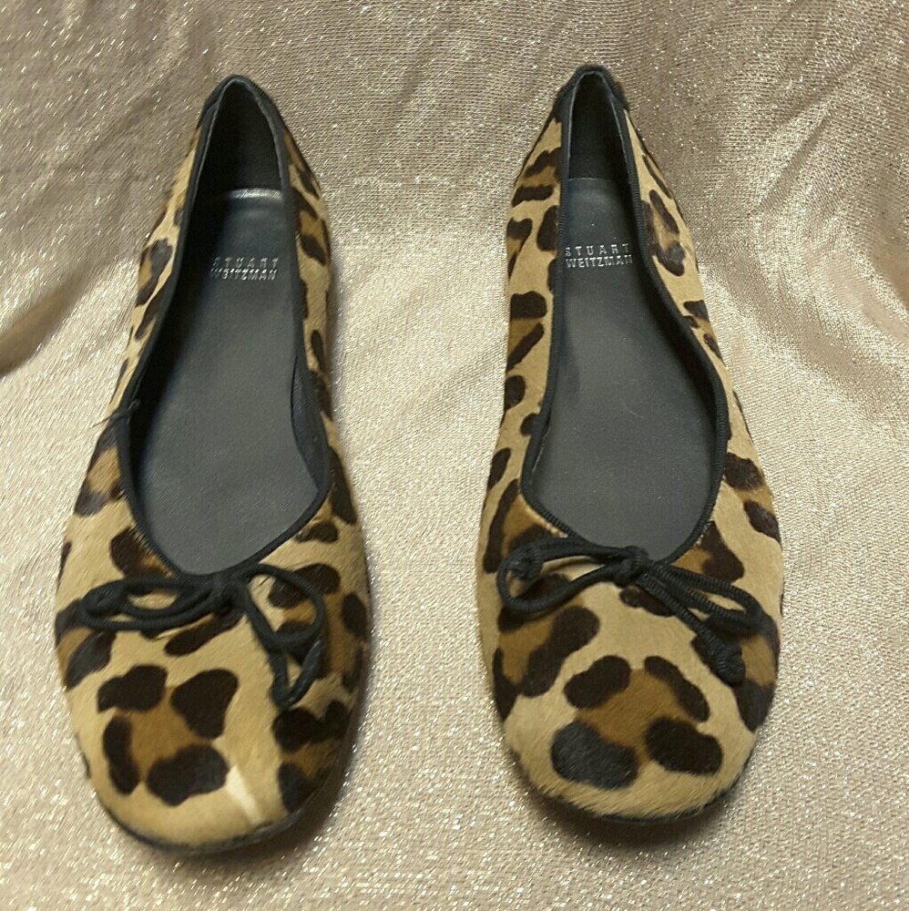 Stuart Weitzman Cheetah Flats Size 10 - image 1